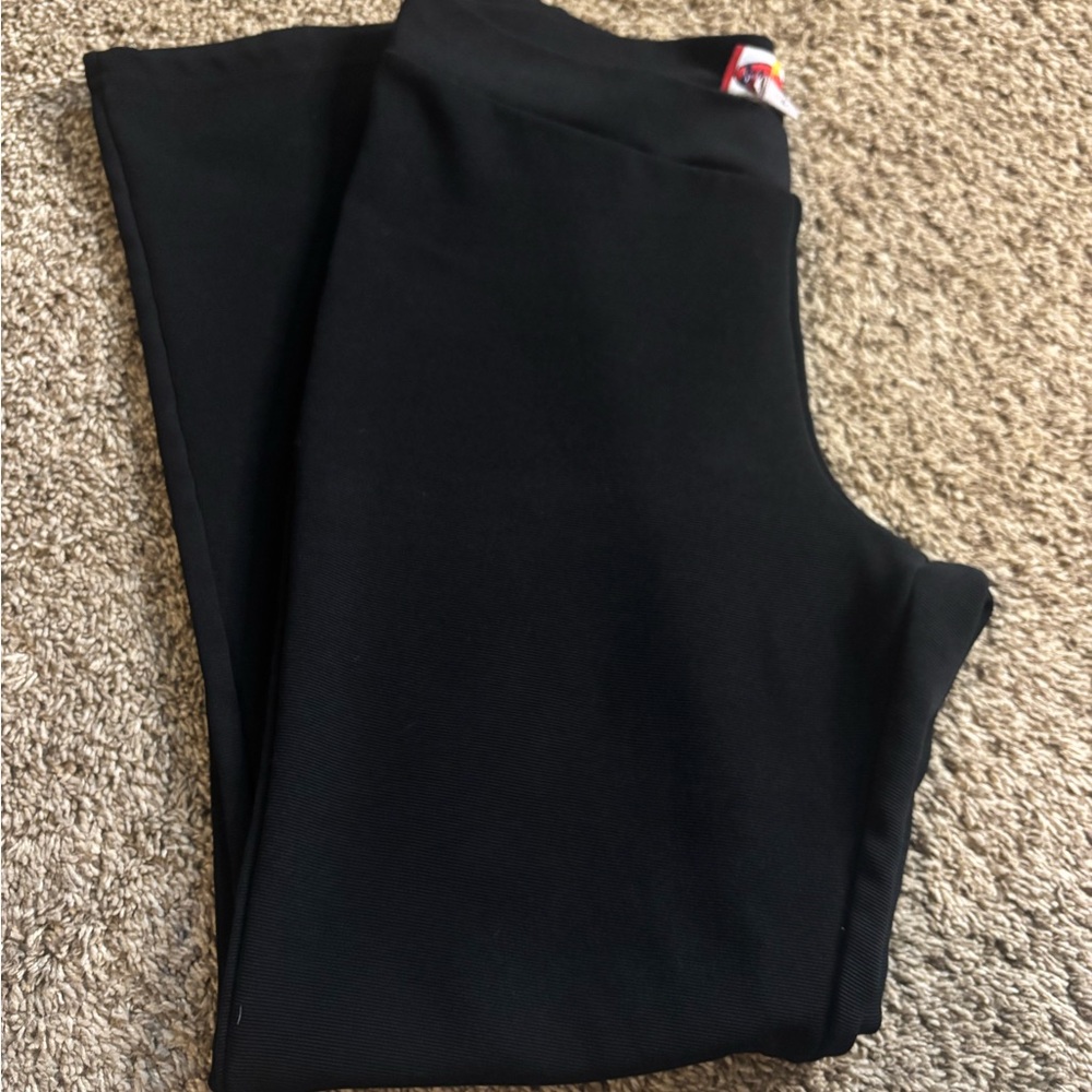 Black Straight Leg Women's Pants